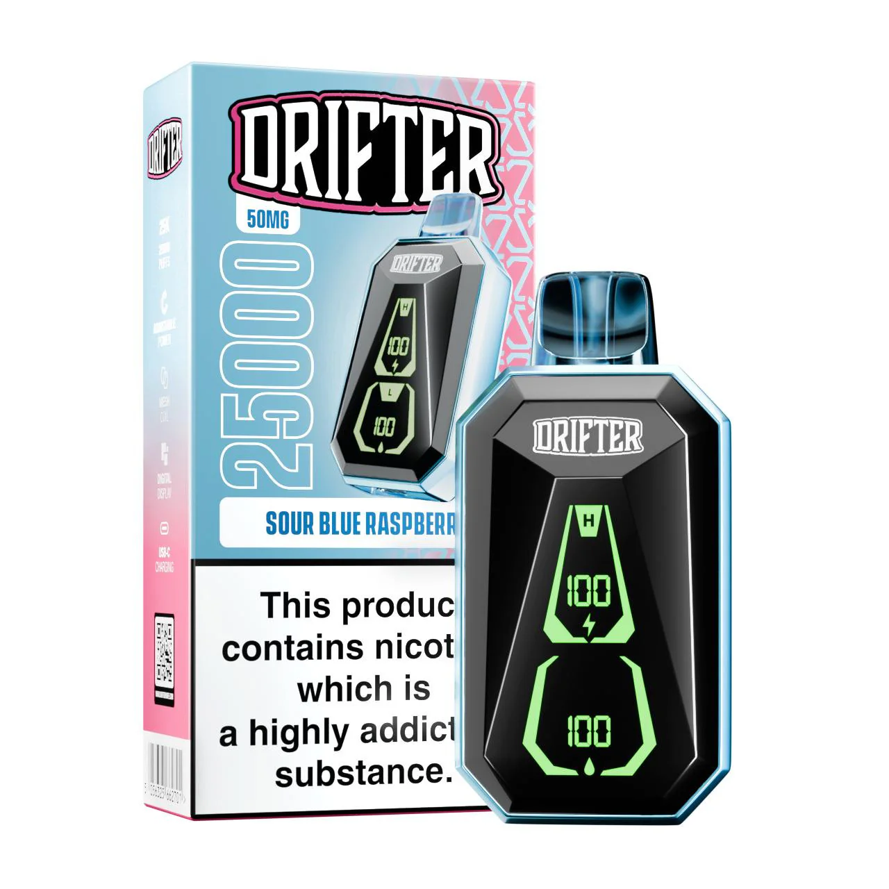 Drifter Bar Disposable (25000 Puffs) - Image 3